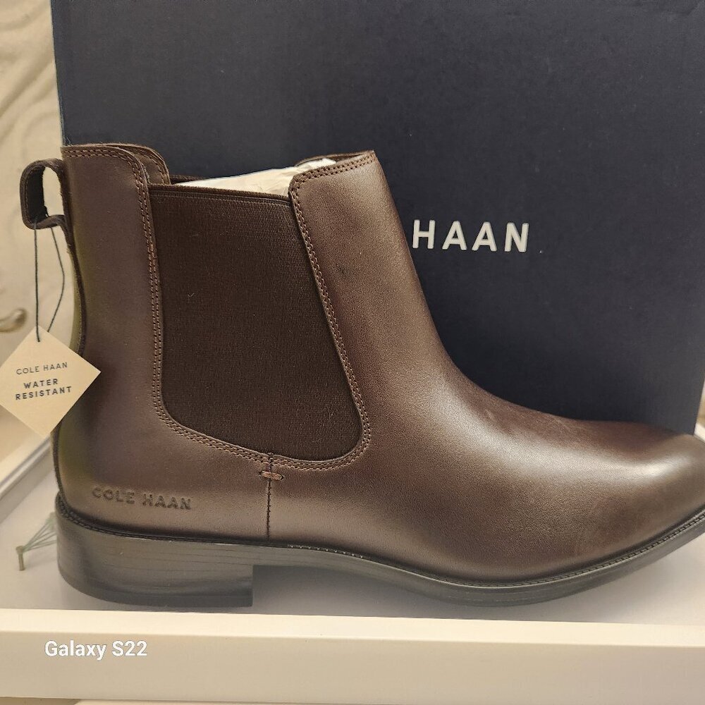Cole Haan "Hawthrone" Chelsea Boots. Dark Chocolate. NIB. Size: Various